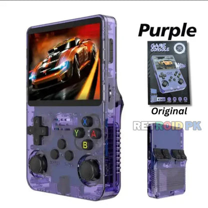 Original R36S Retro Pocket Handheld Console with Eye Protection HD IPS Screen, 20,000+ Games(Random color )