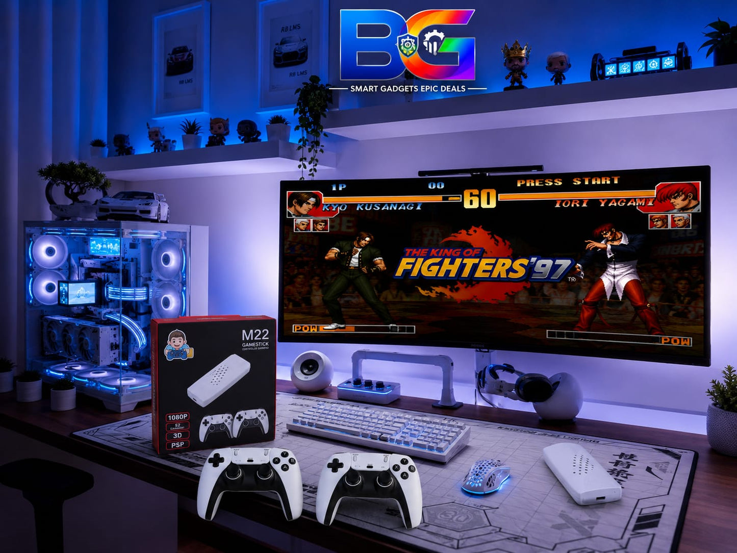 M22 + Game Stick 4K HD Output Emuelec 4.3 System Retro Video Game Consoles